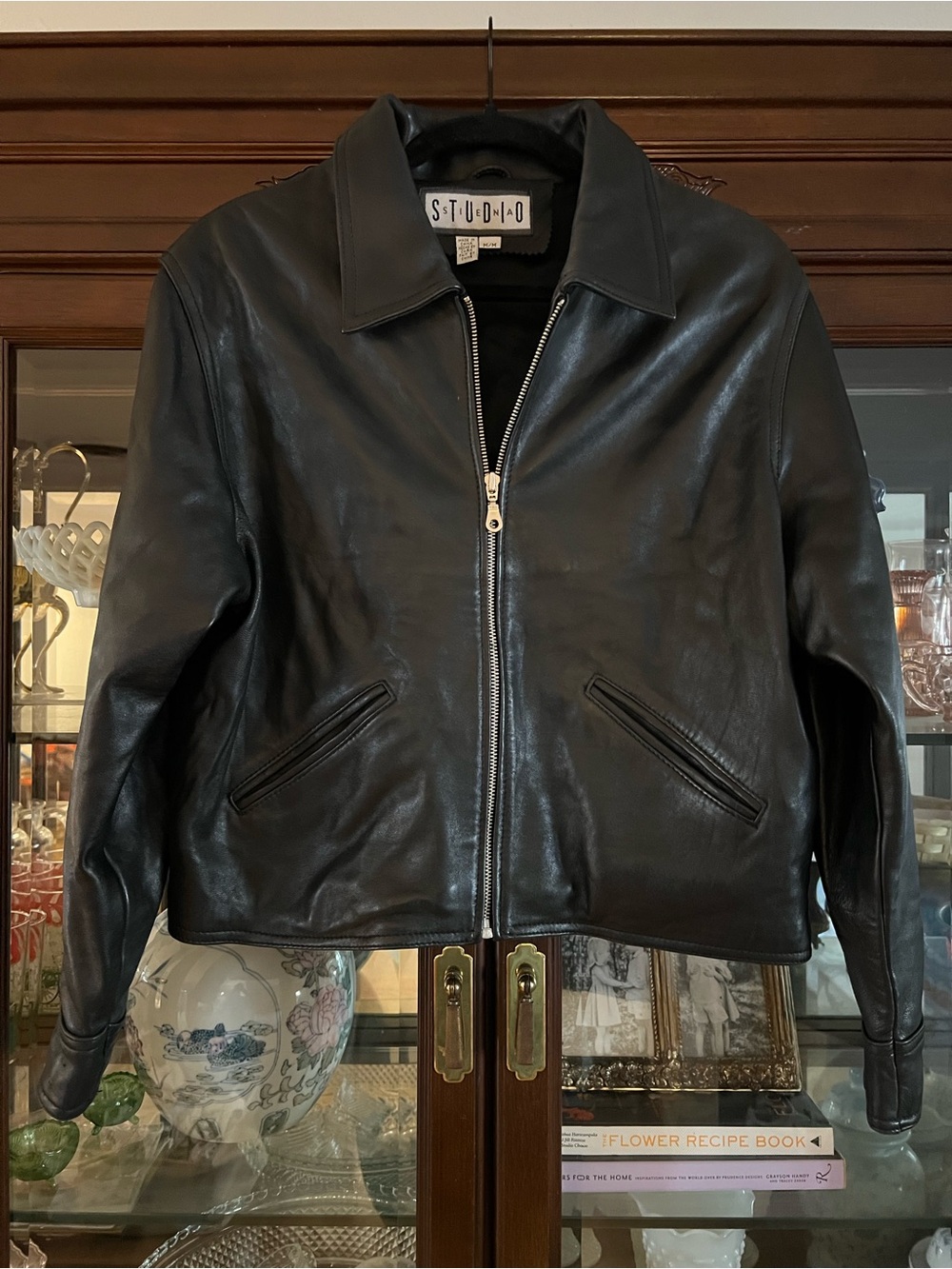 Vintage Studio Sienna Black leather jacket